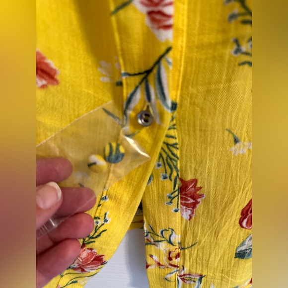 Torrid yellow blouse - Picture 6 of 6